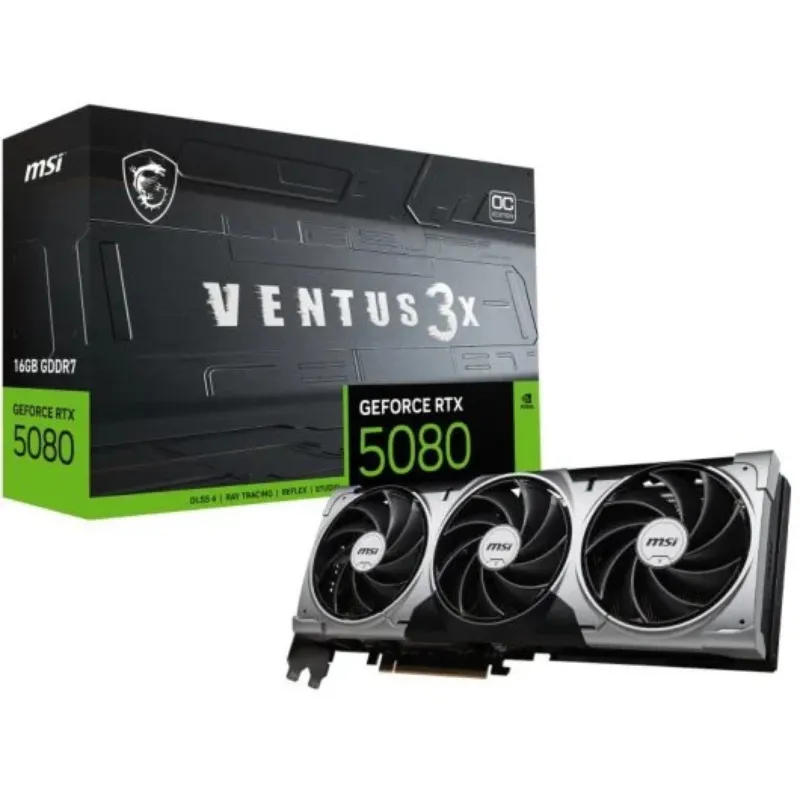 Carte Graphique Msi Geforce Rtx 5080 16GB Ventus 3x Oc Plus - 912-V531-001