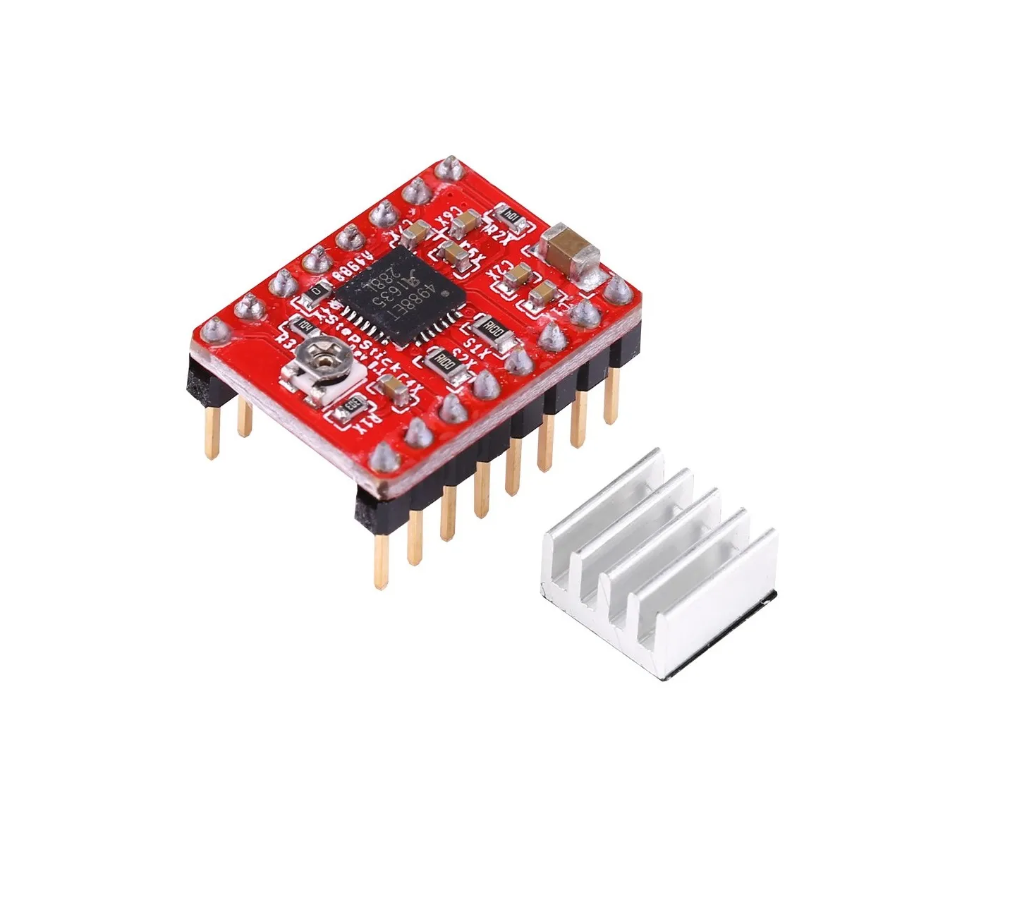 Module pilote de moteur pas à pas A4988 avec dissipateur thermique 2A
