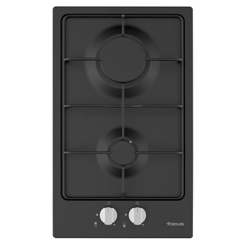 Focus F 813B - Plaque gaz 2 feux, 30 cm, sans thermocouple, noir, Photo boutique Best Buy Tunisie chez Best Buy Tunisie
