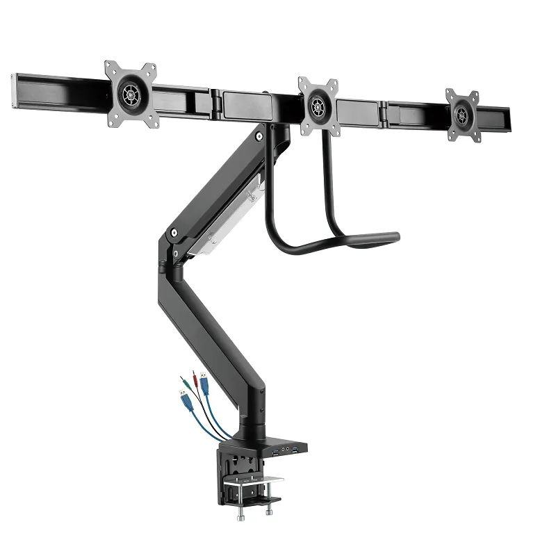 Support pour 3 Ecran White Shark GMS-3203 Rhamses III 17"-27 -GMS-3203