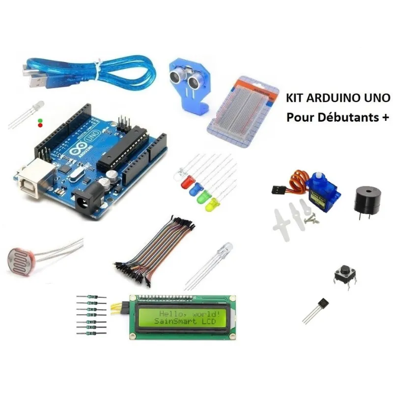 Kit Arduino Uno Pour débutants +