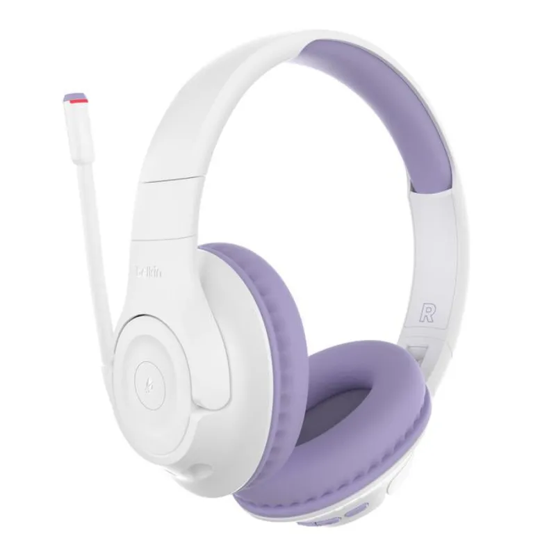 Belkin SOUNDFORMINSPIRE OVEREAR HEADSET LAV Casque Avec fil &sans fil Arceau Appels/Musique USB Type-C Bluetooth Lavande, Blanc, Photo boutique Best Buy Tunisie chez Best Buy Tunisie