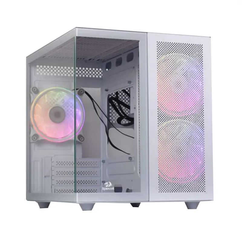 Boîtier Gamer REDRAGON PAGOS 2 GC-580 M-ATX / 3 FAN ARGB / Blanc, Photo boutique Best Buy Tunisie chez Best Buy Tunisie