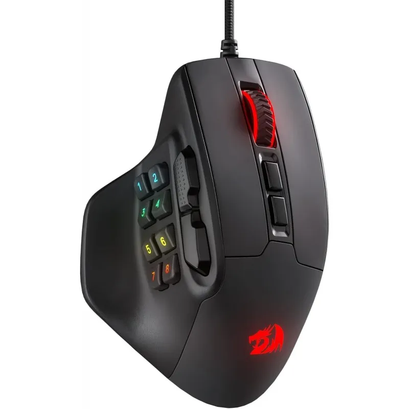 Souris Gamer Filaire REDRAGON Aatrox MMO M811 RGB - Noir, Photo boutique Best Buy Tunisie chez Best Buy Tunisie