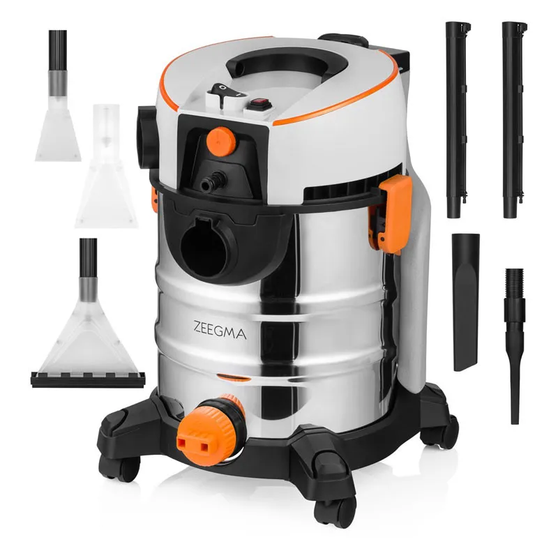 Aspirateur Eau et Poussière ZEEGMA ZONDER Pro Aqua 1400W - Silver, Photo boutique Best Buy Tunisie chez Best Buy Tunisie