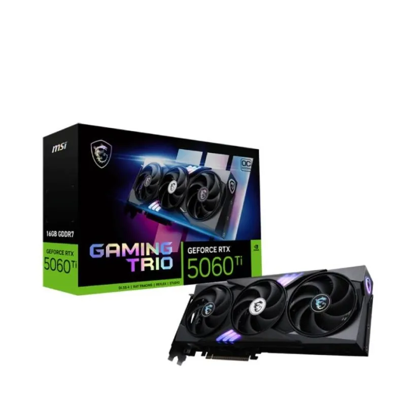 Carte Graphique Gamer MSI GeForce RTX 5060 Ti 16G GAMING TRIO OC, Photo boutique Best Buy Tunisie chez Best Buy Tunisie