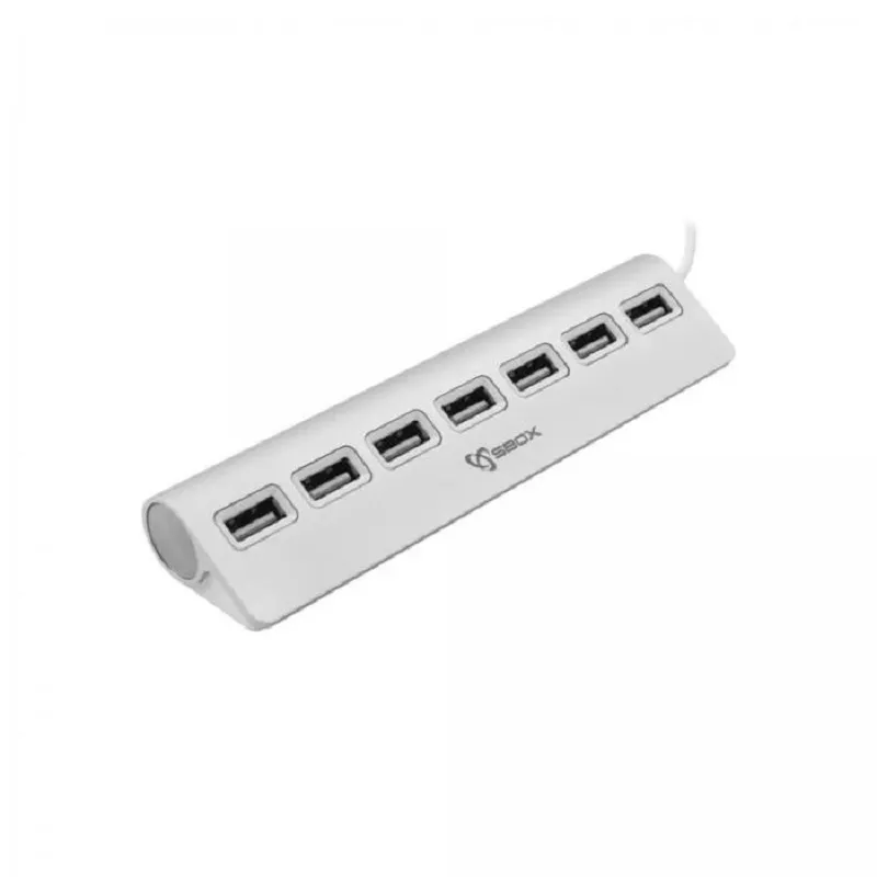 SBOX H-207 hub & concentrateur USB 2.0 480 Mbit/s Argent, Photo boutique Best Buy Tunisie chez Best Buy Tunisie