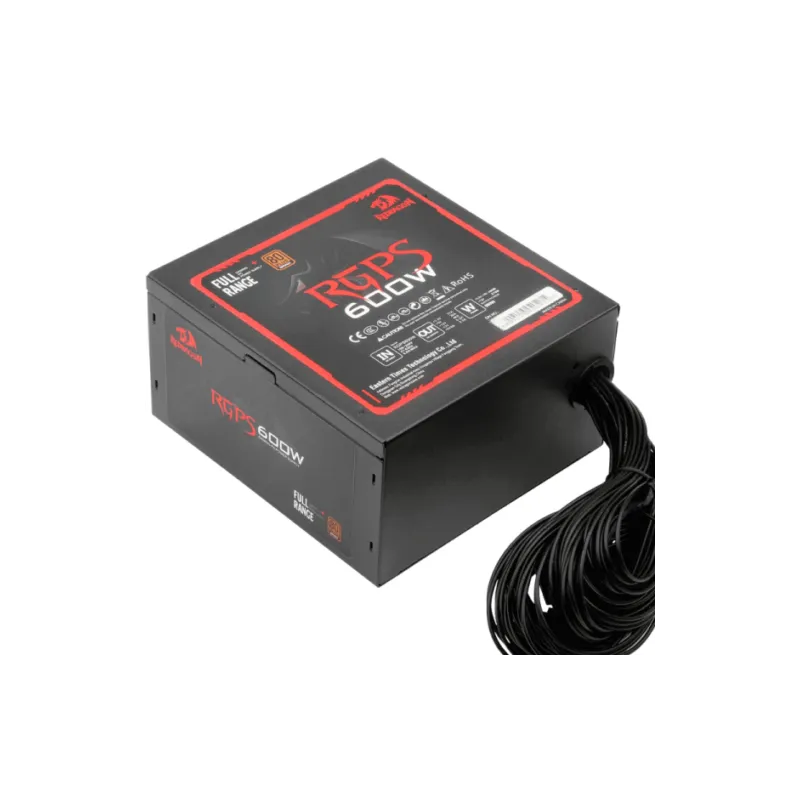 Bloc d'alimentation Redragon RGPS GCPS024 600W Noir - Alimentation PC GC-PS024, Photo boutique Best Buy Tunisie chez Best Buy Tunisie