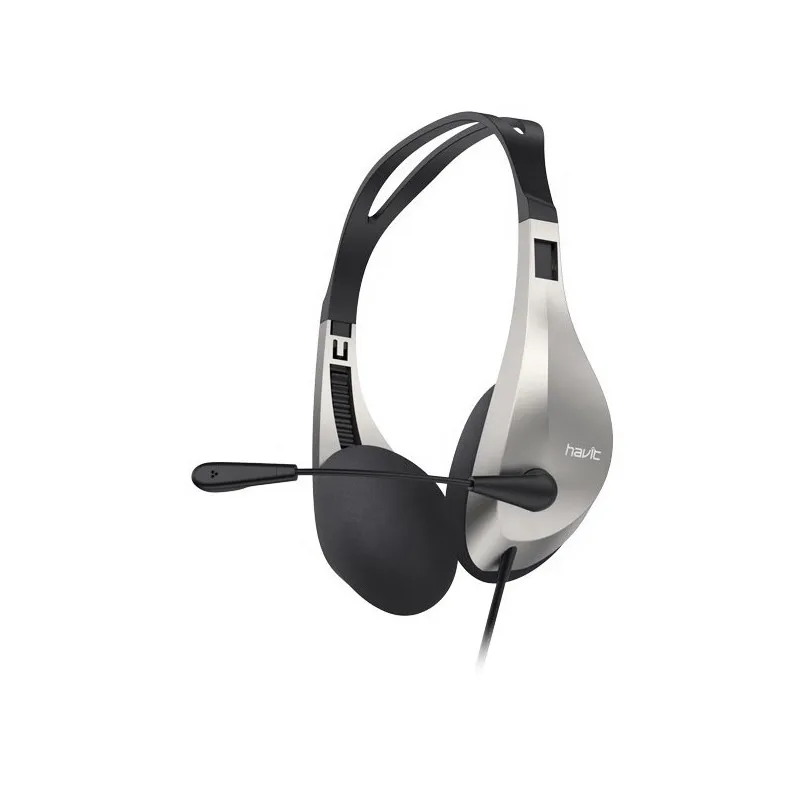 Casque Micro Havit H205D Silver, Photo boutique Best Buy Tunisie chez Best Buy Tunisie