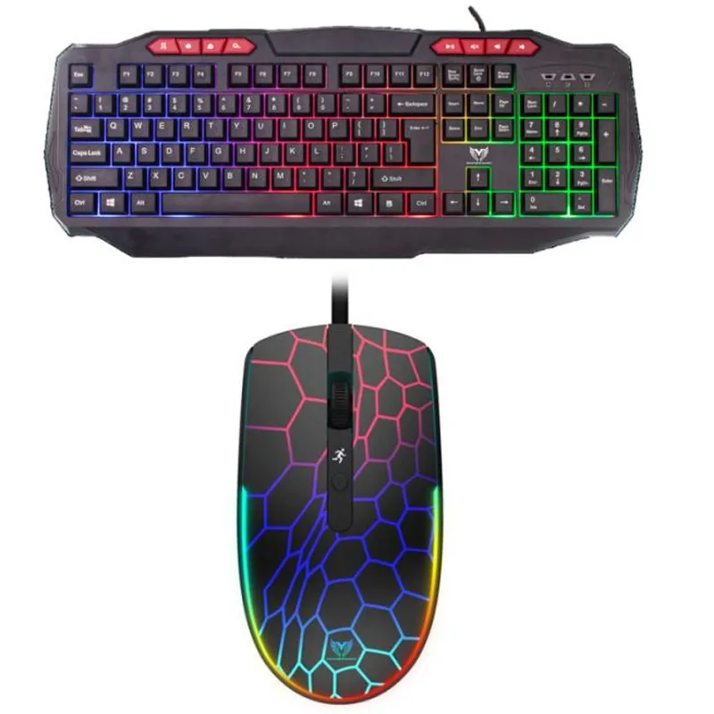Ensemble Clavier et Souris Gamer Filaire STAR WAVE GCM1093 RGB - Noir, Photo boutique Best Buy Tunisie chez Best Buy Tunisie