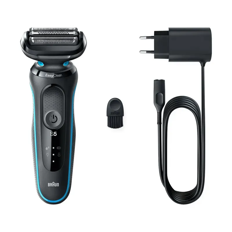 Rasoir Electrique Braun Séries 5 Wet& Dry M1000s Noir & Bleu, Photo boutique Best Buy Tunisie chez Best Buy Tunisie