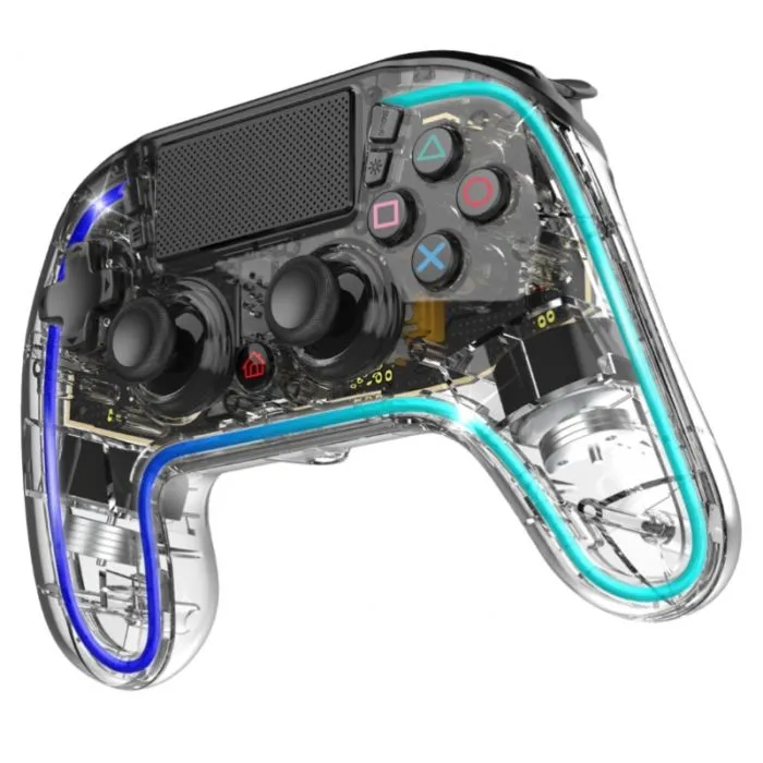 Spirit of Gamer Neon Bluetooth Transparent Manette de jeu Analogique PlayStation 4, Playstation 3, Photo boutique Best Buy Tunisie chez Best Buy Tunisie