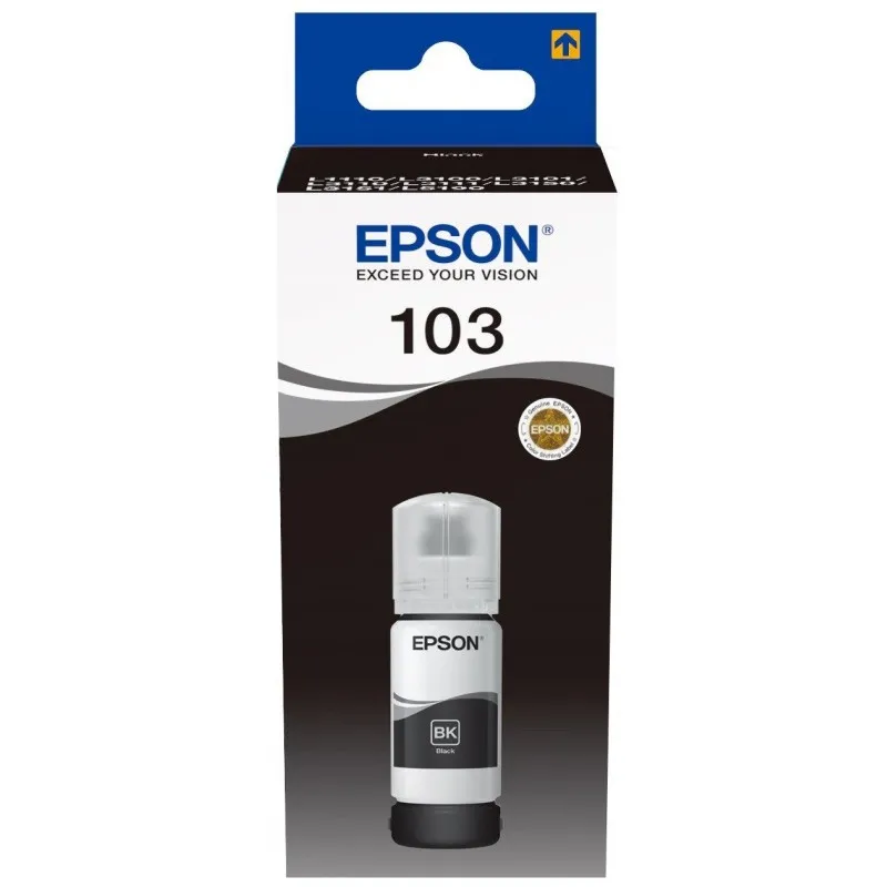 Bouteille D'encre Original Epson Ecotank 103 - Noir - C13T00S14A