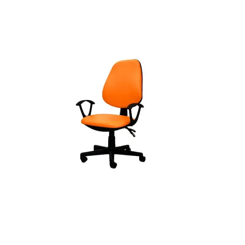 Chaise Secrétariat En Simili Cuir + Accoudoirs Orange, Photo boutique Best Buy Tunisie chez Best Buy Tunisie