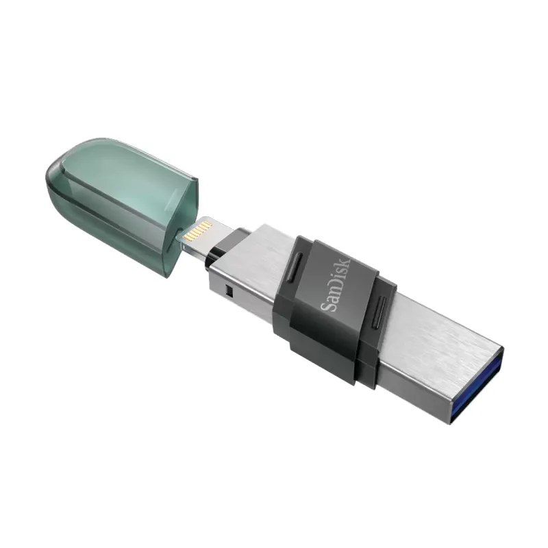 Clé USB Lightning Double Connectivité SanDisk iXpand Flash Drive 64 Go Noir, Photo boutique Best Buy Tunisie chez Best Buy Tunisie