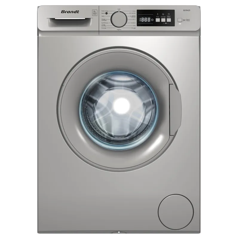 Brandt BLF842S - Lave-linge frontal, 8 kg, 1400 tr/min, 15 programmes, classe A+++, Photo boutique Best Buy Tunisie chez Best Buy Tunisie