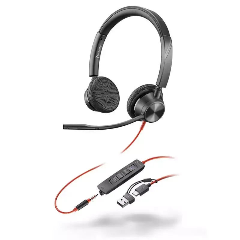 Micro-Casque HP Poly Blackwire 3325 certifié Microsoft Teams, Photo boutique Best Buy Tunisie chez Best Buy Tunisie