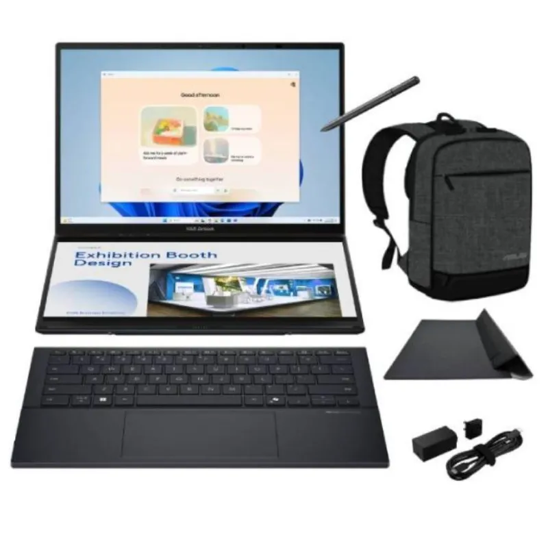 PC Portable ASUS Zenbook Duo Ultra 9 285H 16G 1 To SSD - Gris, Photo boutique Best Buy Tunisie chez Best Buy Tunisie