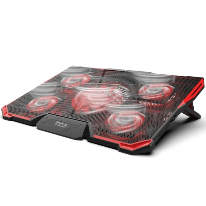 Inca INC-611GMS système de refroidissement pour ordinateurs portables 43,2 cm (17") 2200 tr/min Noir, Rouge, Photo boutique Best Buy Tunisie chez Best Buy Tunisie