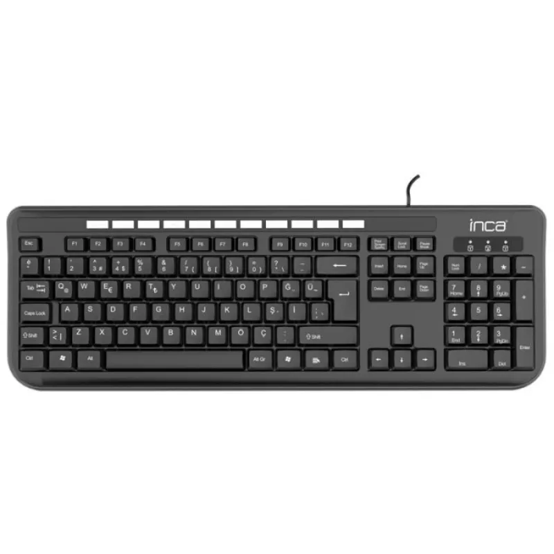 Inca IK-274Q clavier USB Turc Noir, Photo boutique Best Buy Tunisie chez Best Buy Tunisie