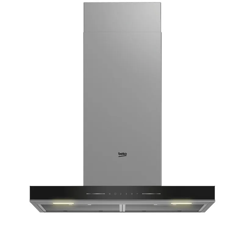Beko BHCB66641BBHS hotte Montée au mur Noir, Acier inoxydable 710 m³/h A, Photo boutique Best Buy Tunisie chez Best Buy Tunisie