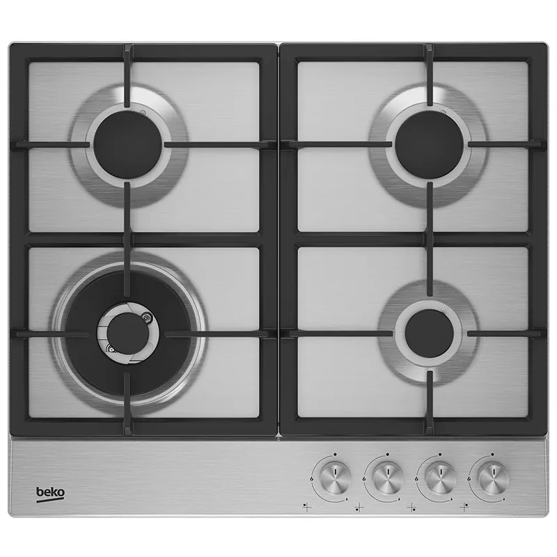 Beko HIAW 64225 SX plaque Acier inoxydable Intégré Gaz 4 zones, Photo boutique Best Buy Tunisie chez Best Buy Tunisie