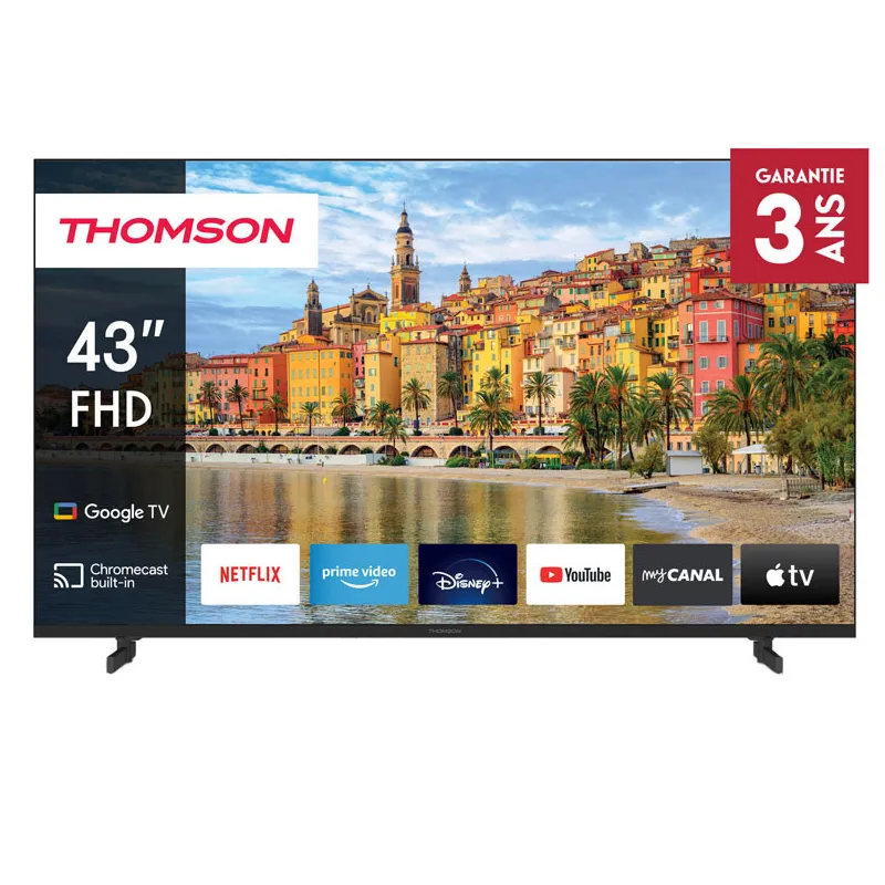 Thomson 43FG2S14 TV 109,2 cm (43") Full HD Smart TV Wifi Blanc, Photo boutique Best Buy Tunisie chez Best Buy Tunisie