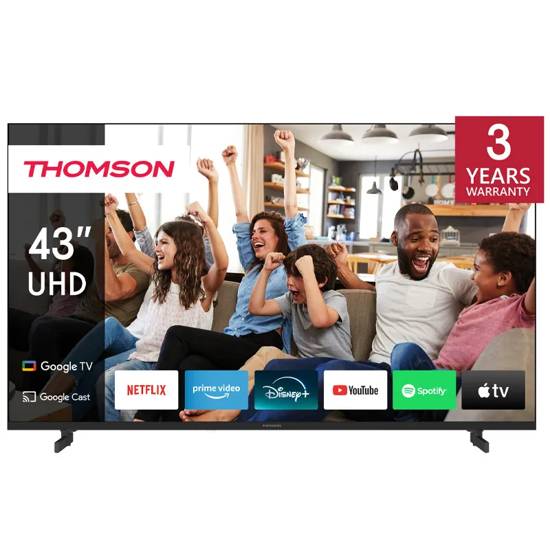 TV Thomson 43" 43UG4S14 4K UHD Google Tv Noir, Photo boutique Best Buy Tunisie chez Best Buy Tunisie