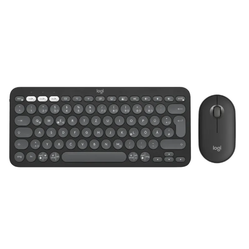 Pack Clavier et Souris Sans Fil Logitech Pebble 2 Combo Noir, Photo boutique Best Buy Tunisie chez Best Buy Tunisie