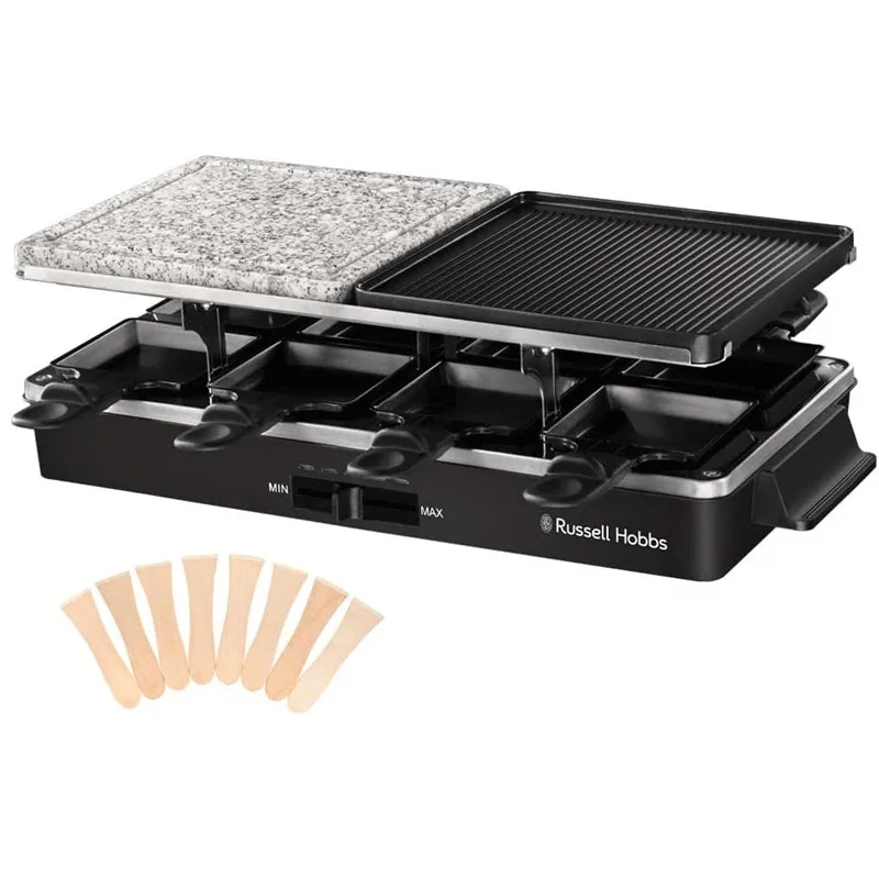 Russell Hobbs Multi 3 in 1 raclette 8 personne(s) 1400 W Noir, Photo boutique Best Buy Tunisie chez Best Buy Tunisie