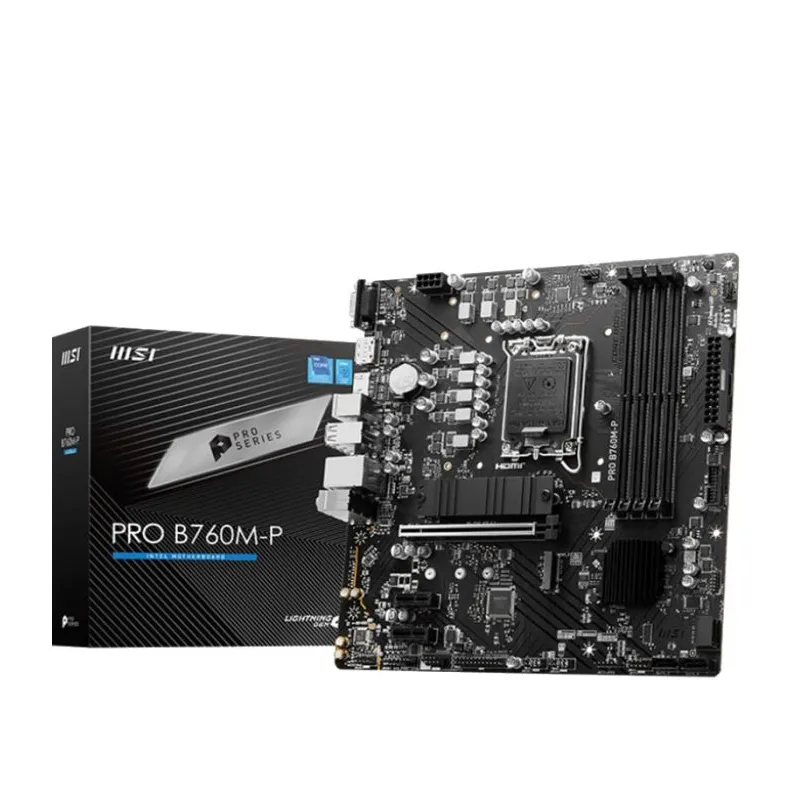 Carte Mère MSI PRO B760M-P DDR5 (911-7E02-026), Photo boutique Best Buy Tunisie chez Best Buy Tunisie