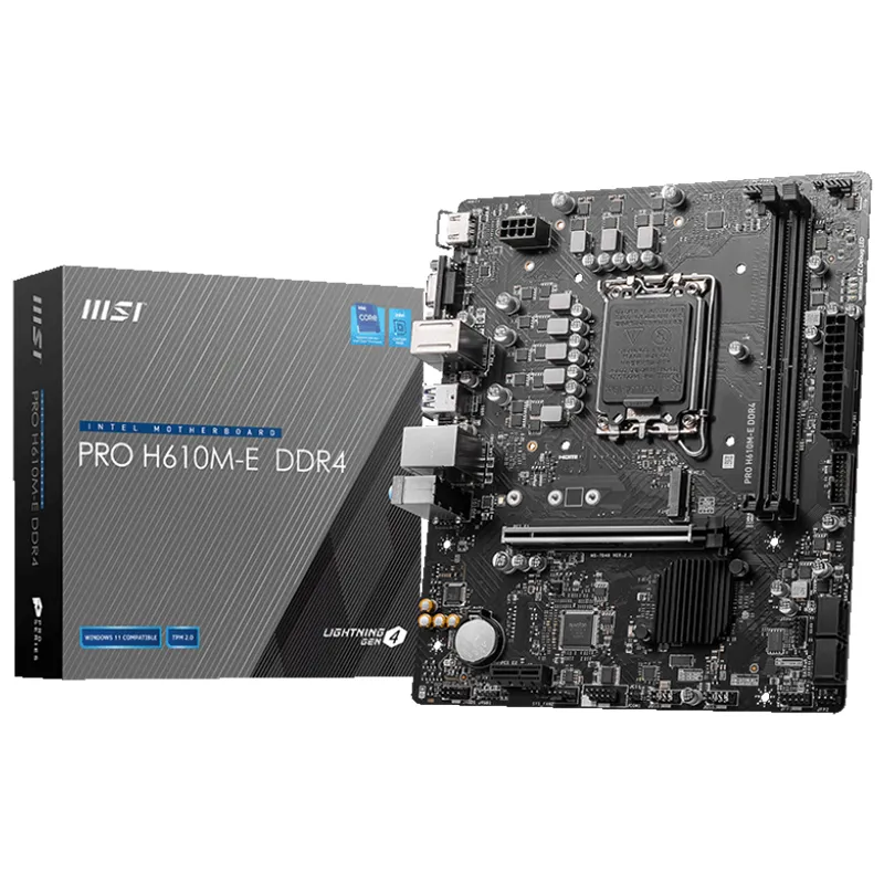 Carte Mère MSI PRO H610M-E DDR4 (911-7D48-062), Photo boutique Best Buy Tunisie chez Best Buy Tunisie