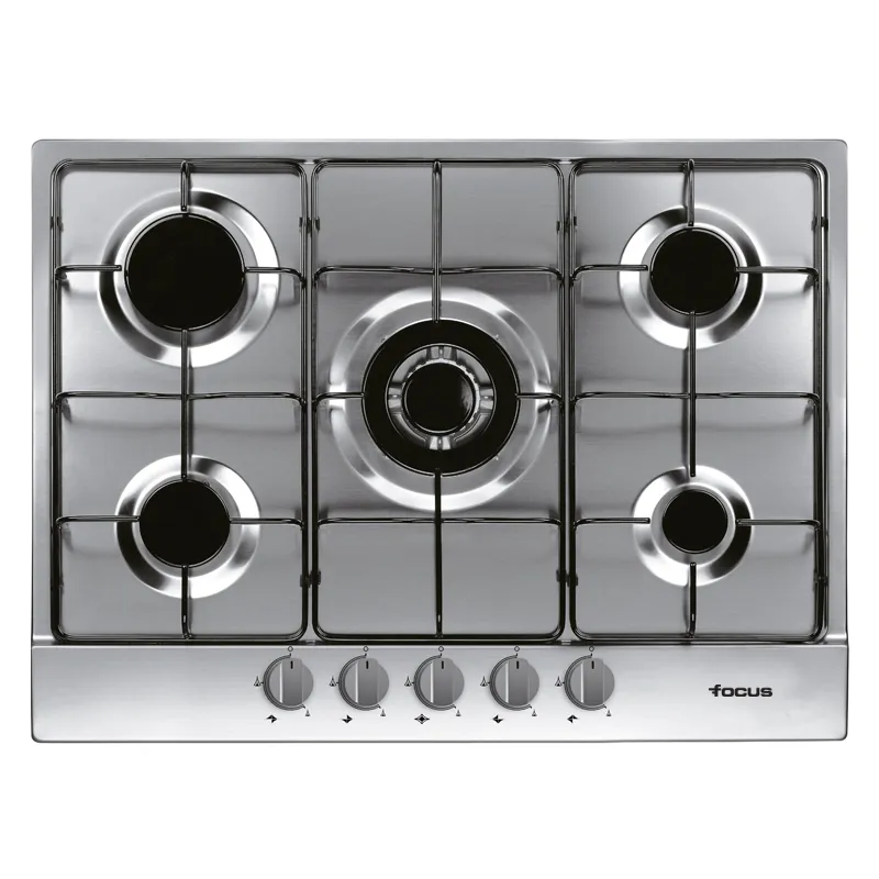 Plaque de Cuisson Focus 5 Feux Inox F.407X