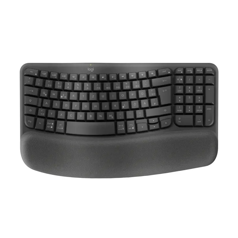 Clavier Sans fil Logitech Ergonomique Wave Keys Noir, Photo boutique Best Buy Tunisie chez Best Buy Tunisie