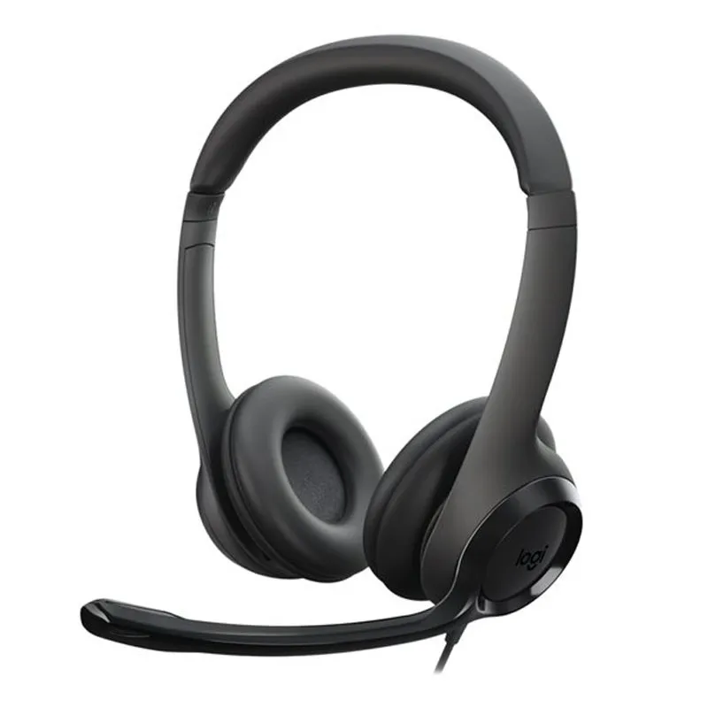 Logitech H390 USB Computer Headset Son numérique amélioré et commandes intégrées (981-000406), Photo boutique Best Buy Tunisie chez Best Buy Tunisie