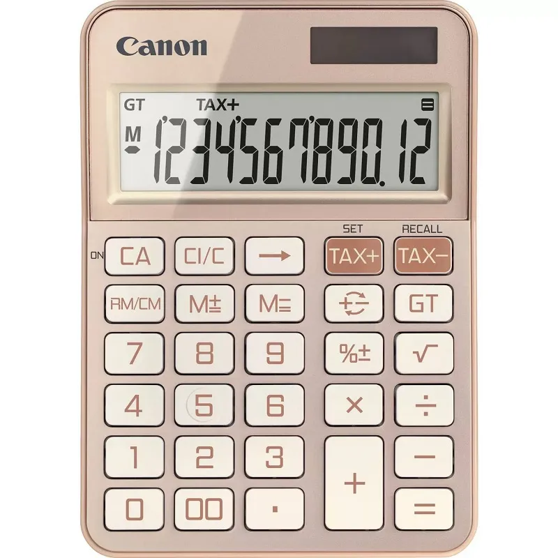 Calculatrice de bureau CANON KS-125KB - rose, Photo boutique Best Buy Tunisie chez Best Buy Tunisie