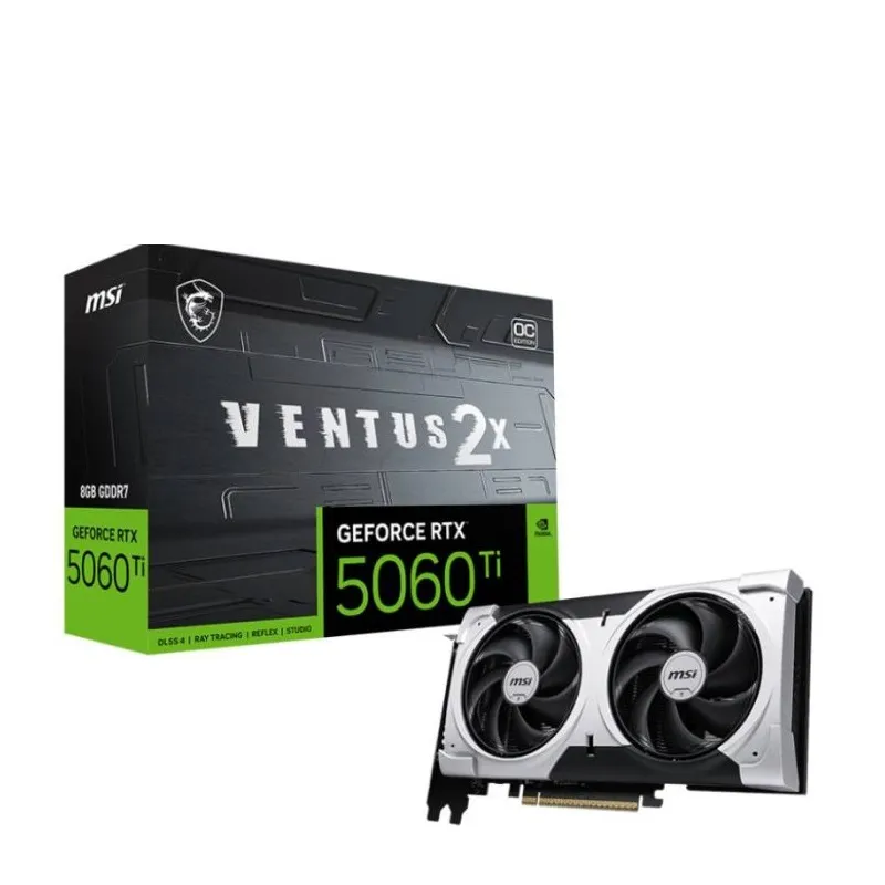 Carte Graphique MSI GeForce RTX 5060 Ti 8G Ventus 2X OC PLUS, Photo boutique Best Buy Tunisie chez Best Buy Tunisie