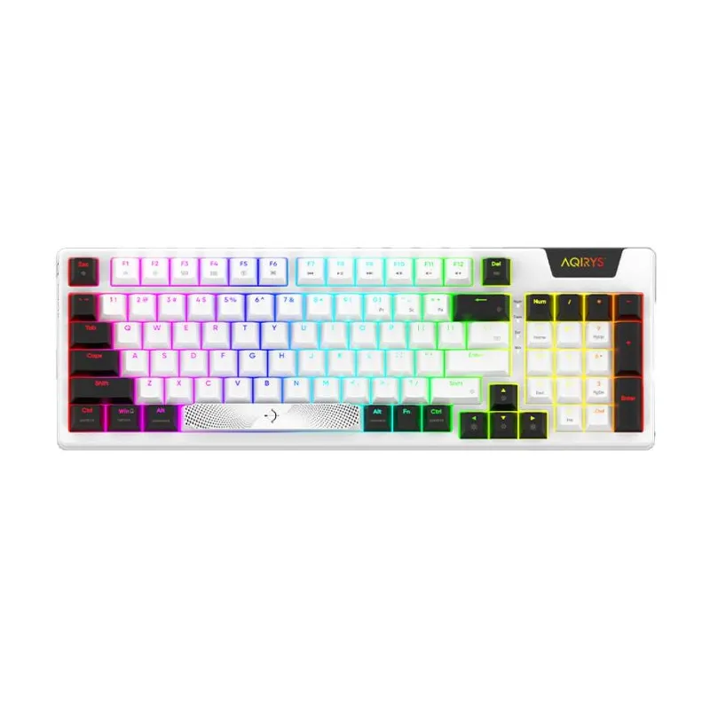 Clavier Filaire Gamer Mécanique AQIRYS ADARA 100% Anti-ghosting RGB - Blanc, Photo boutique Best Buy Tunisie chez Best Buy Tunisie