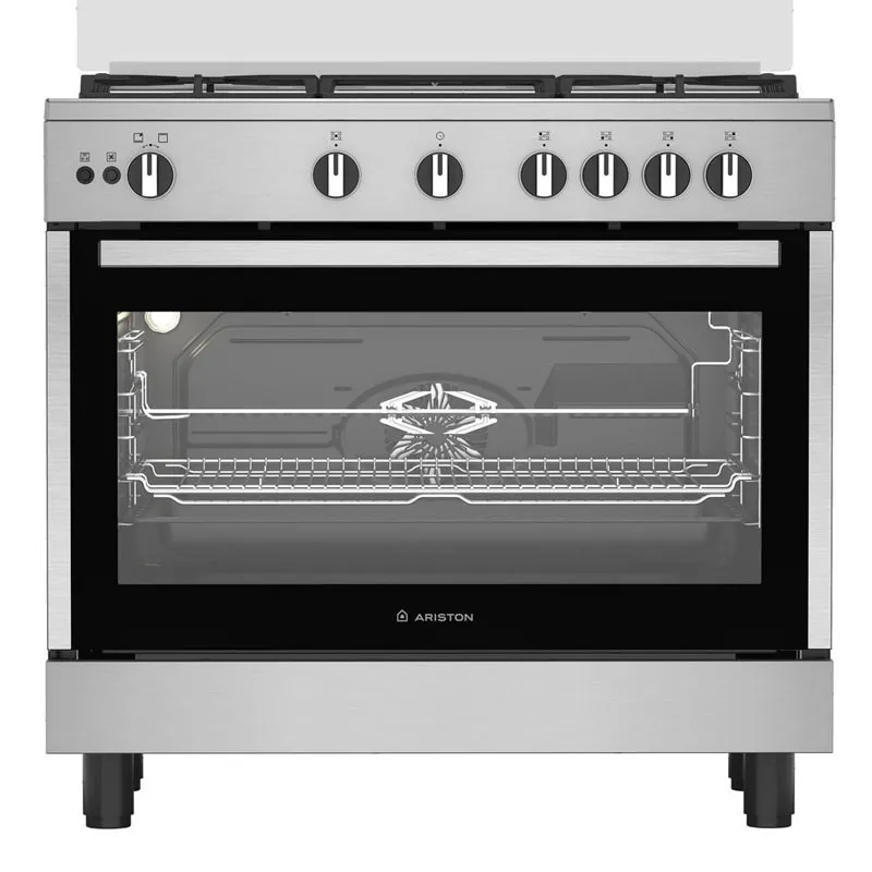 Cuisinière à Gaz Ariston ARR9GGF23125XNA 5 Feux 90Cm Gris, Photo boutique Best Buy Tunisie chez Best Buy Tunisie