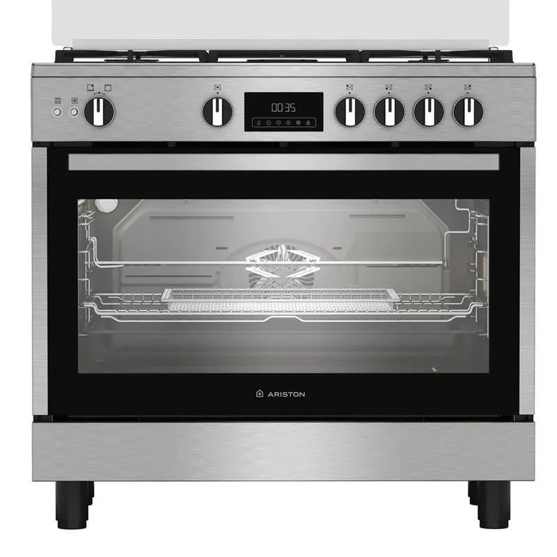 Cuisinière à Gaz Ariston ARR9GGF33229XNA 5 Feux 90Cm Gris, Photo boutique Best Buy Tunisie chez Best Buy Tunisie