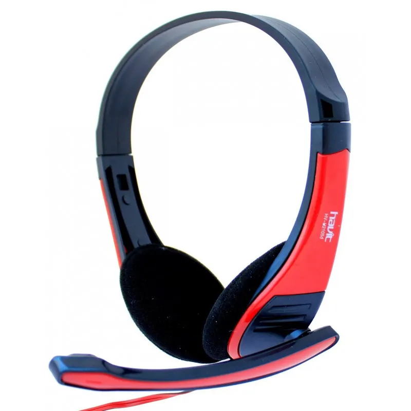 Casque Micro Havit HV-H2105D - Rouge et Noir, Photo boutique Best Buy Tunisie chez Best Buy Tunisie