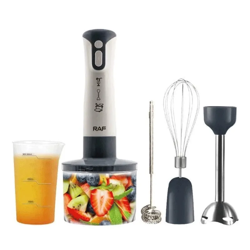 Mixeur Plongeant 5EN1 RAF R-340 2000W - Blanc, Photo boutique Best Buy Tunisie chez Best Buy Tunisie