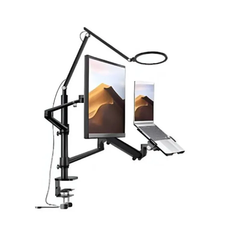 Support Écran Et PC Portatif DIGIPOS DP-OL3LTP - Noir