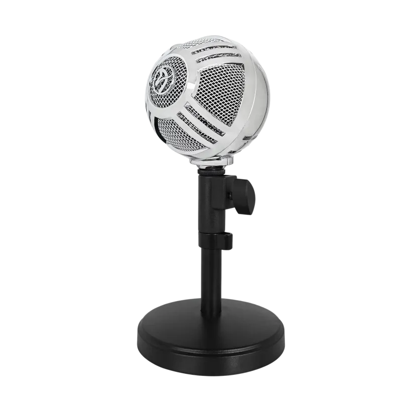 Arozzi Sfera Noir, Chrome Microphone de table, Photo boutique Best Buy Tunisie chez Best Buy Tunisie