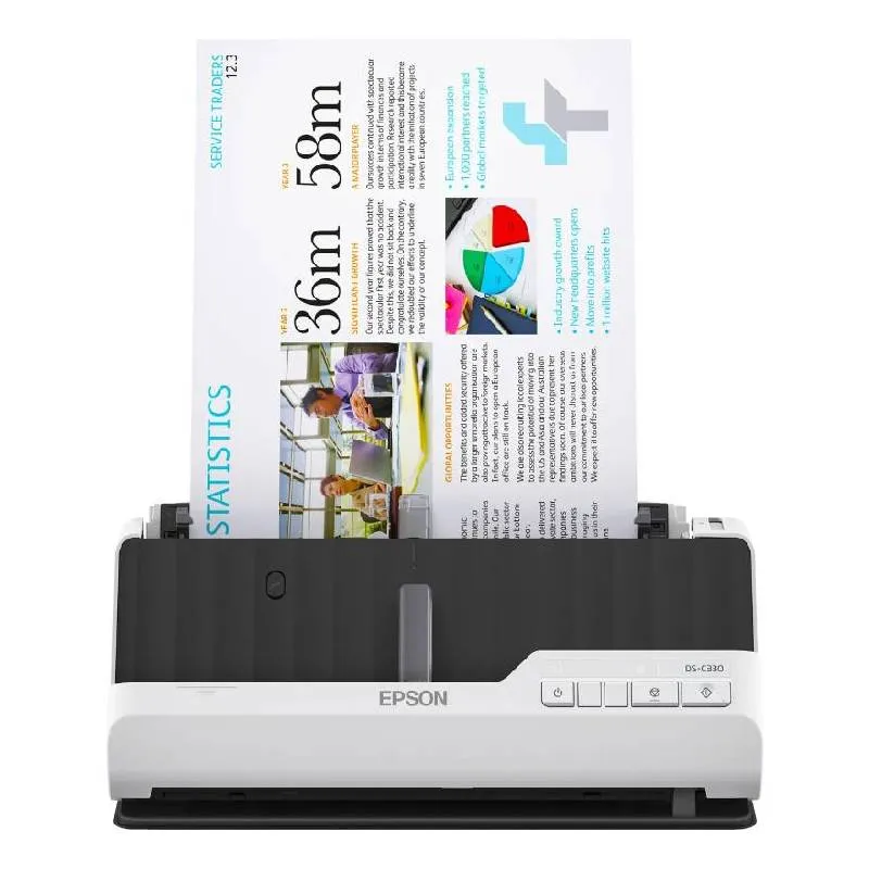Scanner De Bureau EPSON Compact DS-C330 - Blanc (B11B272402), Photo boutique Best Buy Tunisie chez Best Buy Tunisie