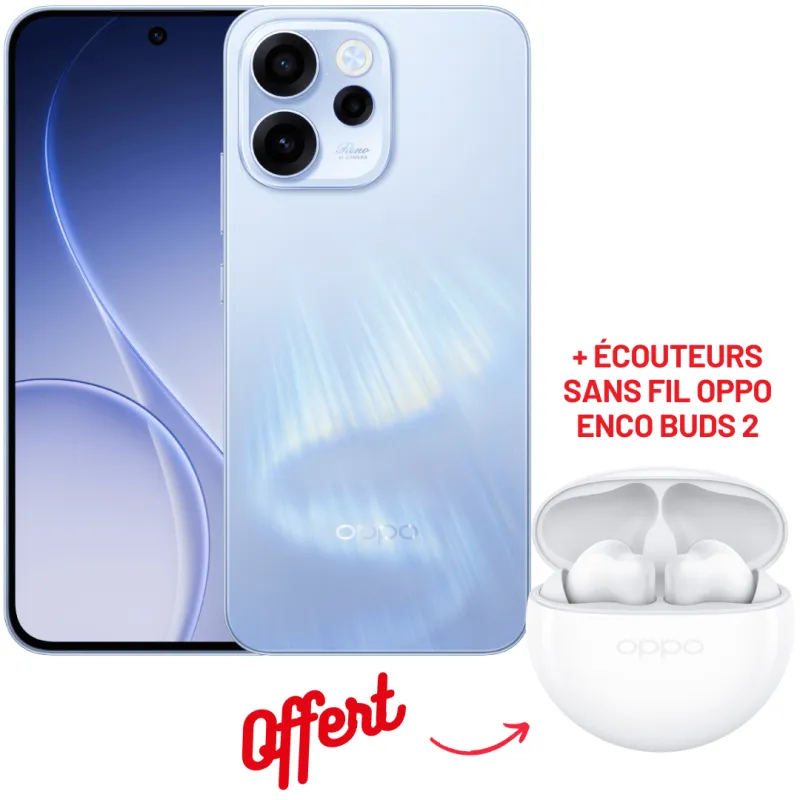 Oppo Reno 15F 5G 12Go 512Go Bleu Aurore, Photo boutique Best Buy Tunisie chez Best Buy Tunisie