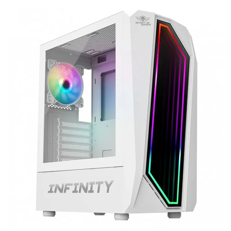 Boitier Spirit Of Gamer Infinity Artic Atx Gaming Argb – Blanc – 8201WT, Photo boutique Best Buy Tunisie chez Best Buy Tunisie