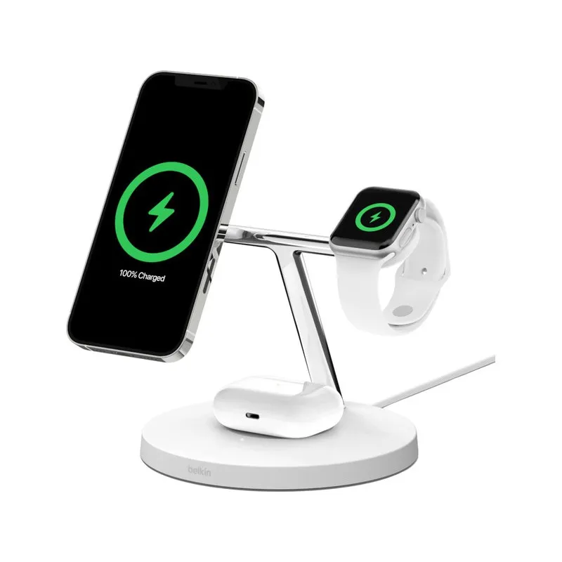 Belkin WIZ017vfWH Écouteurs, Smartphone, Smartwatch Blanc Secteur Recharge sans fil Charge rapide Intérieure, Photo boutique Best Buy Tunisie chez Best Buy Tunisie