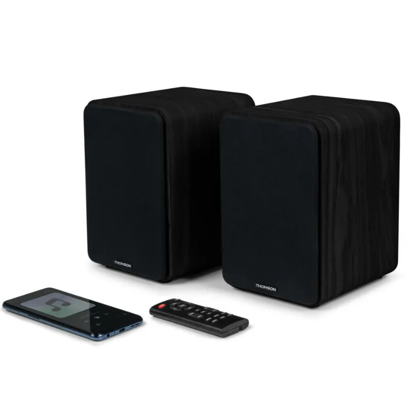 Thomson WS400DUO haut-parleur 2-voies Noir Avec fil &sans fil 50 W, Photo boutique Best Buy Tunisie chez Best Buy Tunisie