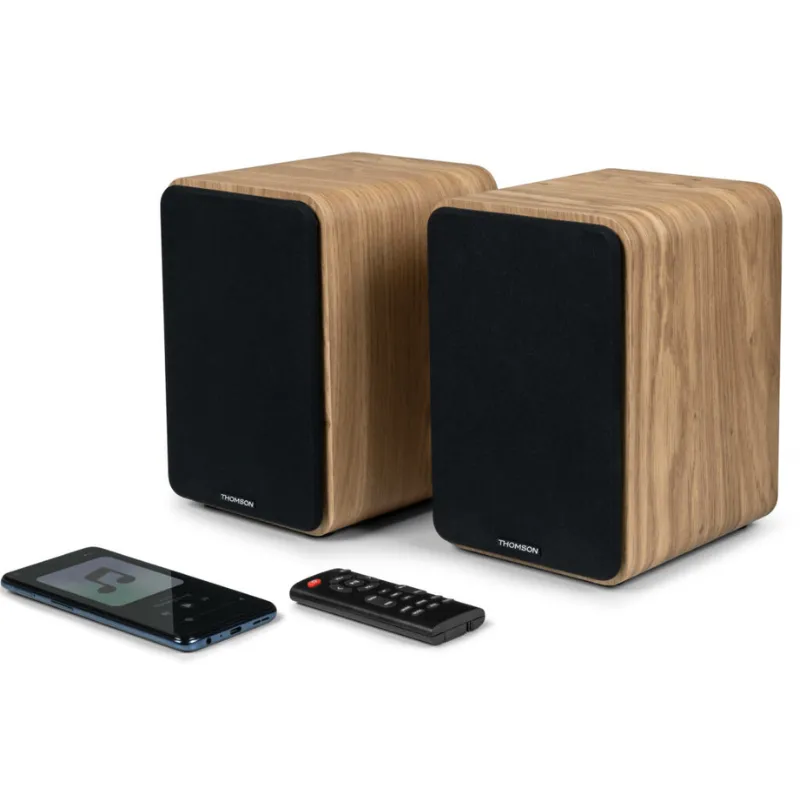 Thomson WS602DUO haut-parleur 1-voie Bois Avec fil 30 W, Photo boutique Best Buy Tunisie chez Best Buy Tunisie
